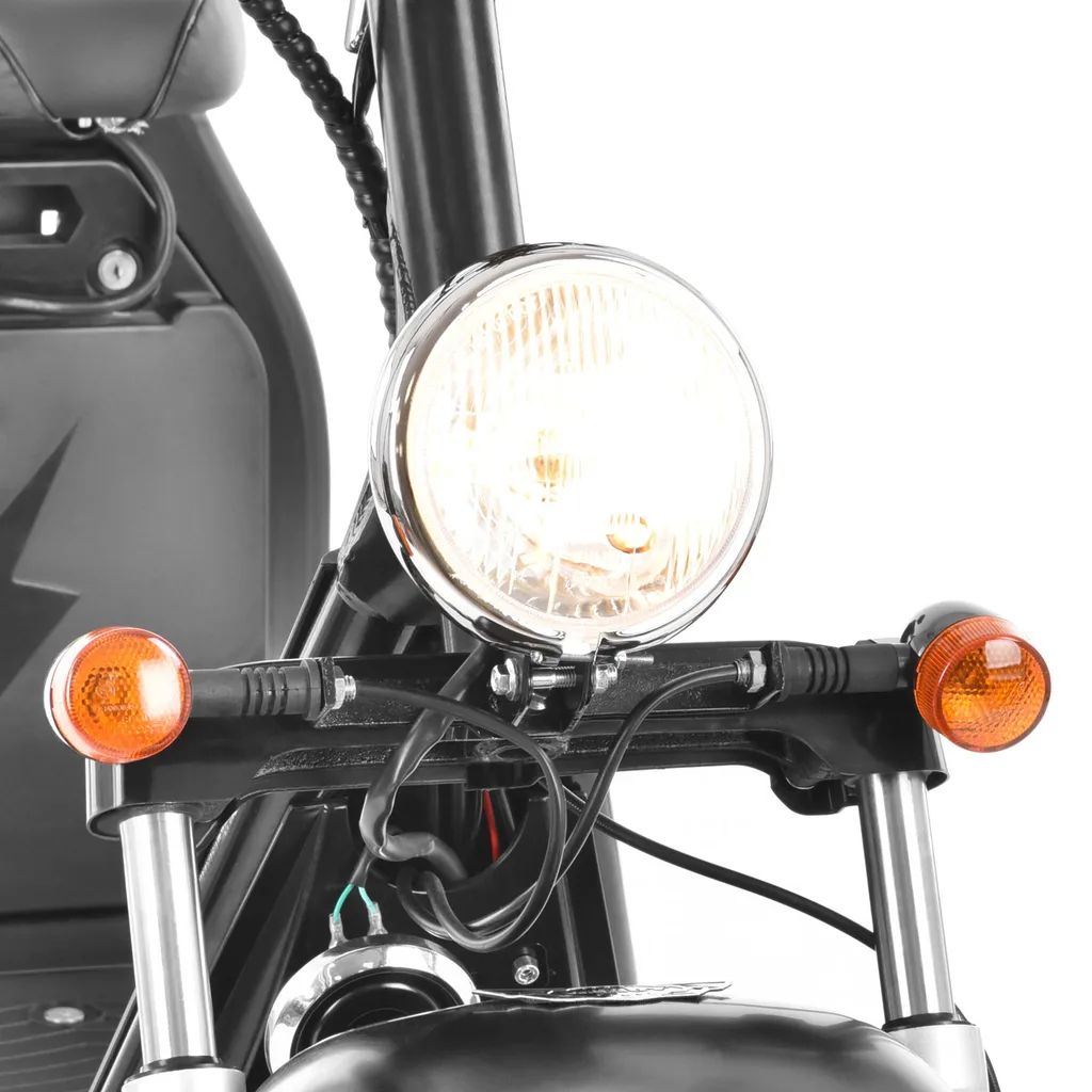 Scuter electric HECHT COCIS ZERO, 1500 W, 60V, 20Ah, viteza maxima 45 km/h, autonomie 60 km, omologat COC [16]