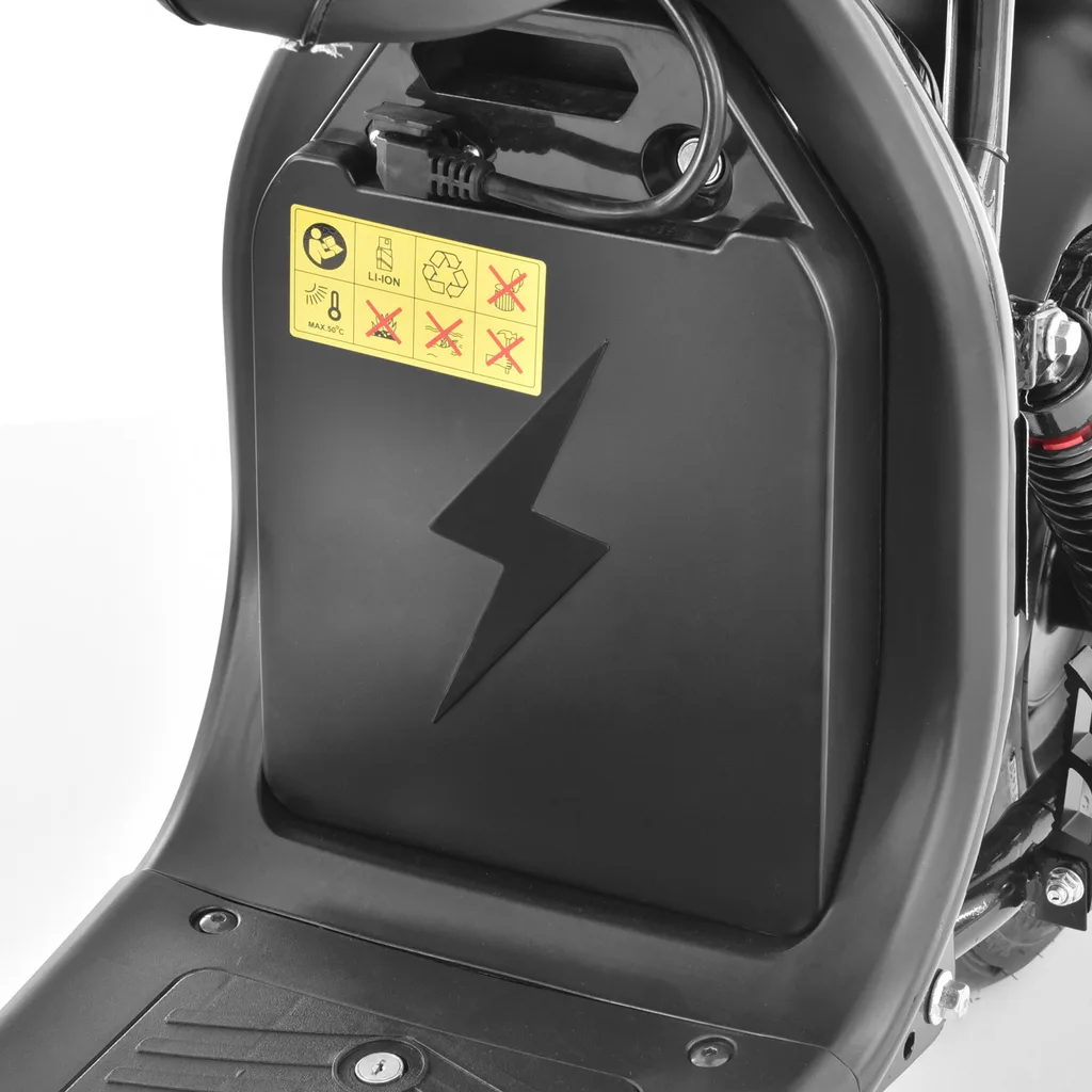 Scuter electric HECHT COCIS ZERO, 1500 W, 60V, 20Ah, viteza maxima 45 km/h, autonomie 60 km, omologat COC [18]