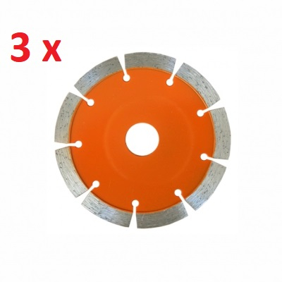 Set 3 discuri de taiere cu diamant pentru Rokamat Piranha, Ø 125 mm [1]