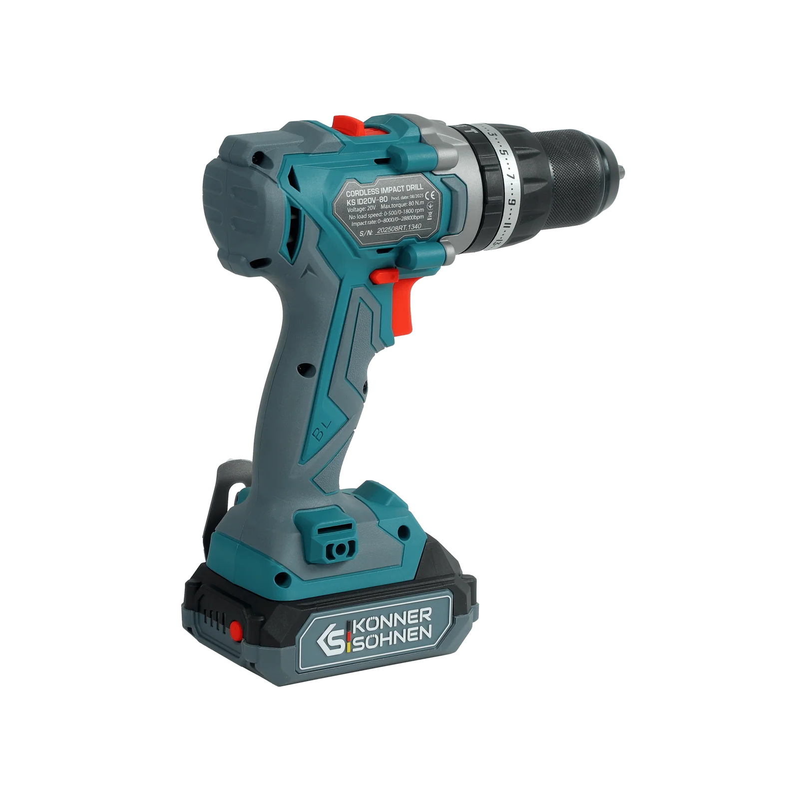 Set Master 2-in-1 fara fir Konner & Sohnen KS IDISD 20V SET 2, 20V, 2 acumulatori 2Ah [19]