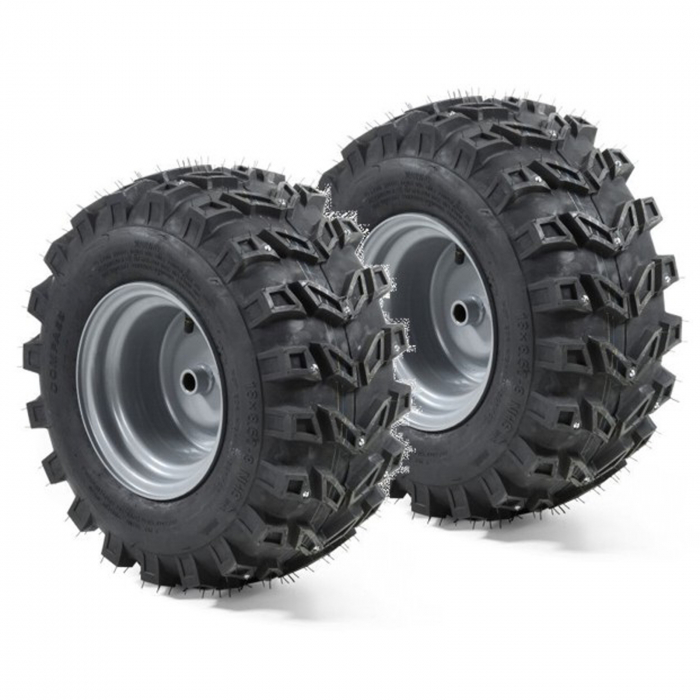 Set roti de iarna spate pentru tractoras Stiga 18" (18x8.50-8) [1]