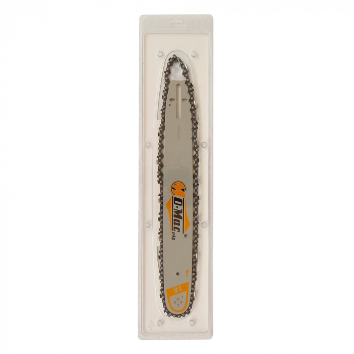 Sina de ghidaj + lant pentru drujba O-Mac, 40 cm, 1.3 mm, 3/8", 28.5 dinti, 57 zale [2]