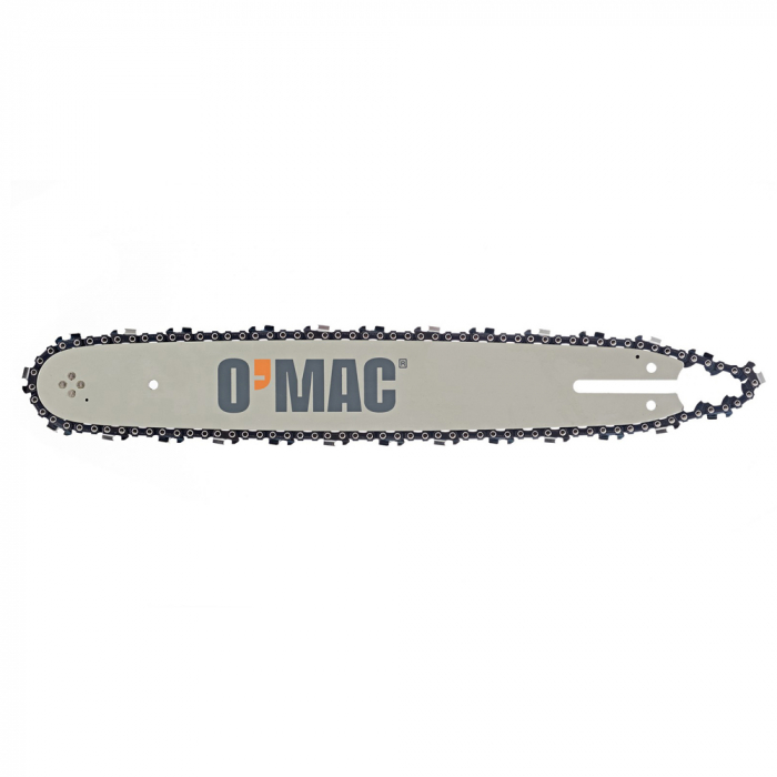 Sina de ghidaj + lant pentru drujba O-Mac, 40 cm, 1.3 mm, 3/8", 27.5 dinti, 55 zale [2]