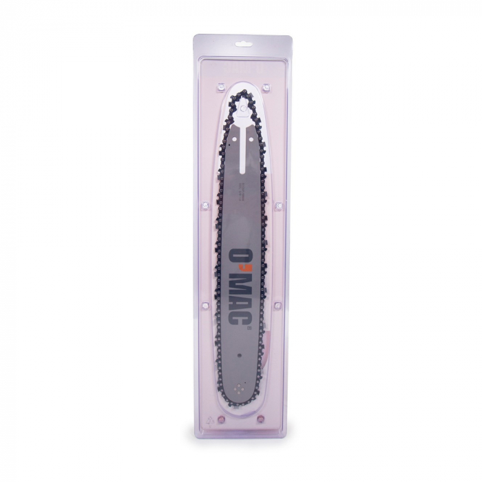 Sina de ghidaj + lant pentru drujba O-Mac, 40 cm, 1.3 mm, 3/8", 27.5 dinti, 55 zale [3]