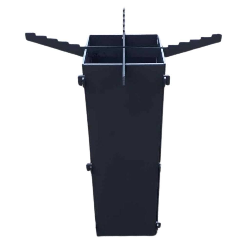 Soba cu pirostrie pentru camping VivaTechnix KRO-1147, dimensiune 570 x 355 x 136 mm, demontabila, faras inclus [5]