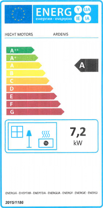 Soba semineu pe lemne HECHT ARDENIS, putere 7-8 kW [8]