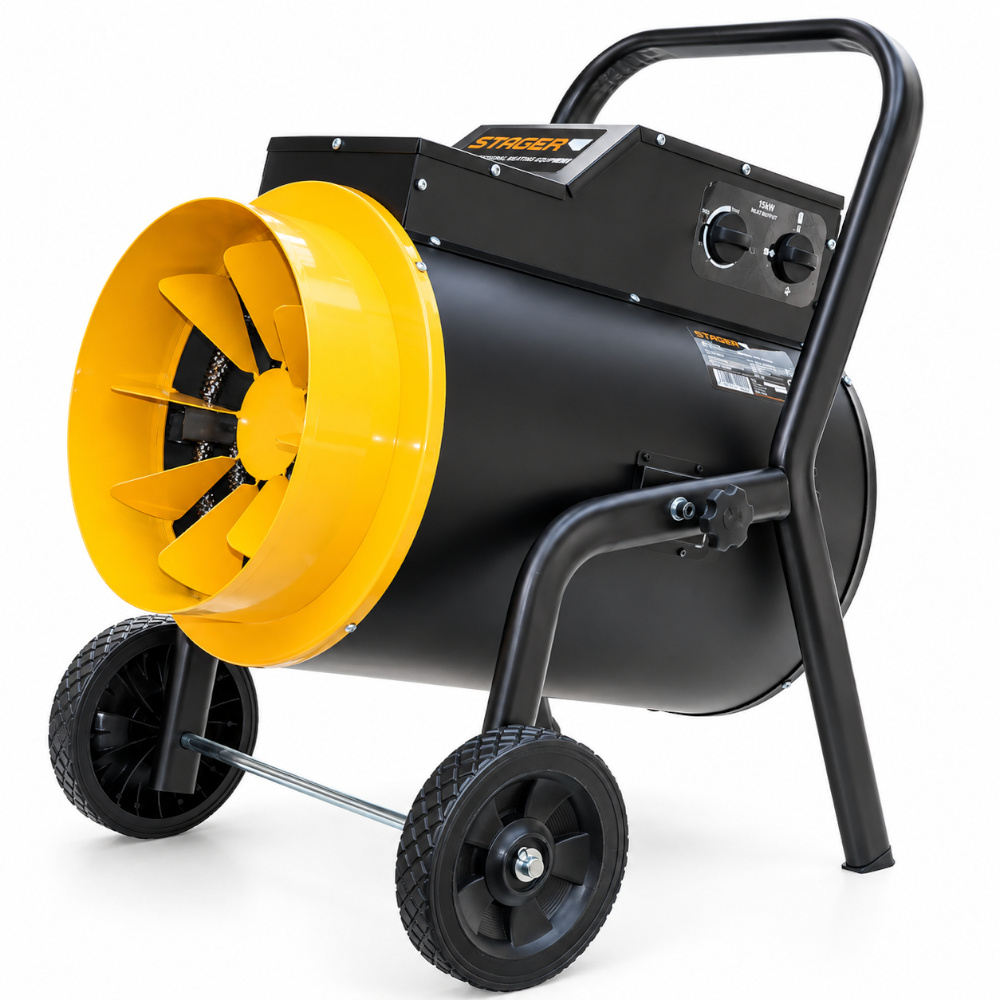 Aeroterma electrica trifazata Stager EC15, 15 kW, debit 1292 mc/h, volum incalzit 300 mc [2]