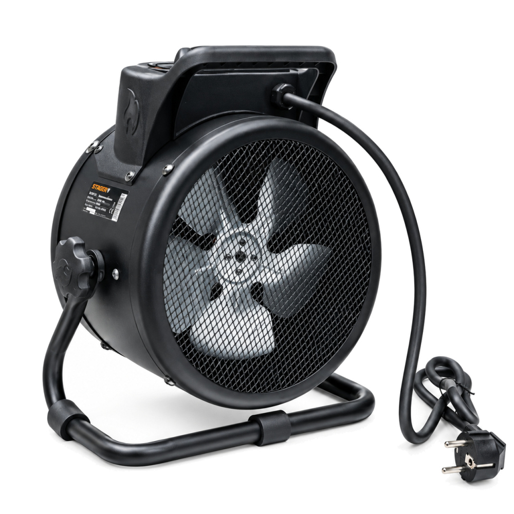 Stager ET3C aeroterma electrica cu elemente ceramice PTC, 3kW, 230V, 365mc [4]