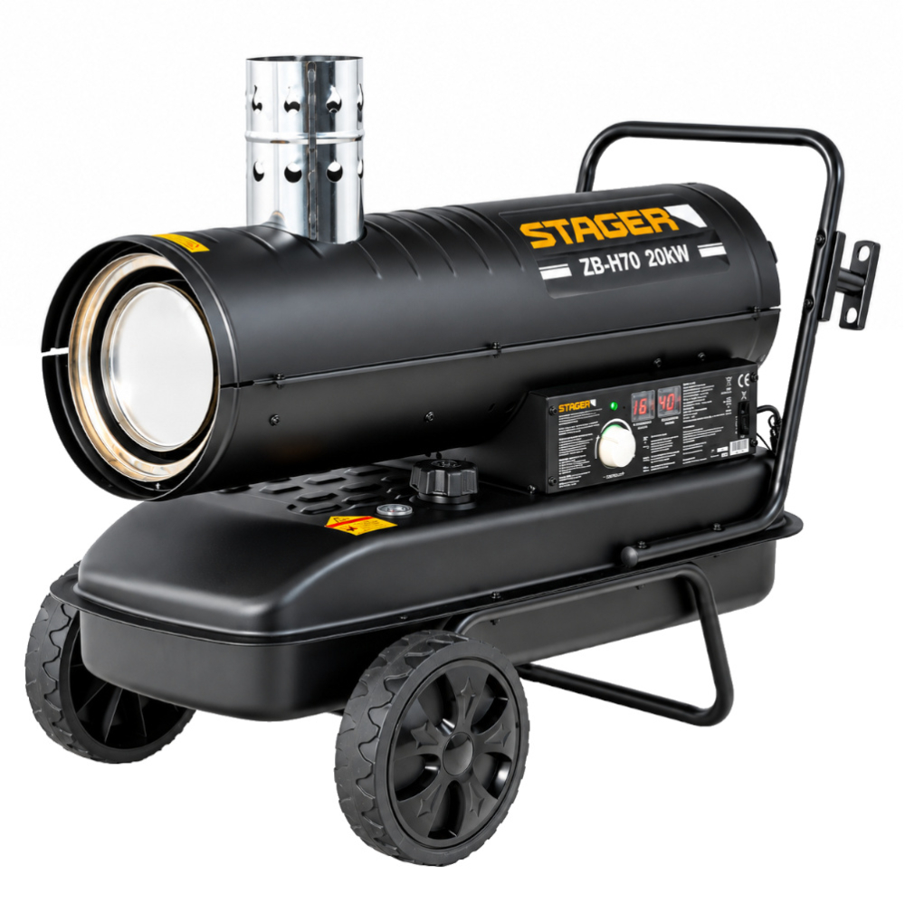 Stager H70 Tun de aer cald, ardere indirecta, 18kW, 230V, 150mp [2]