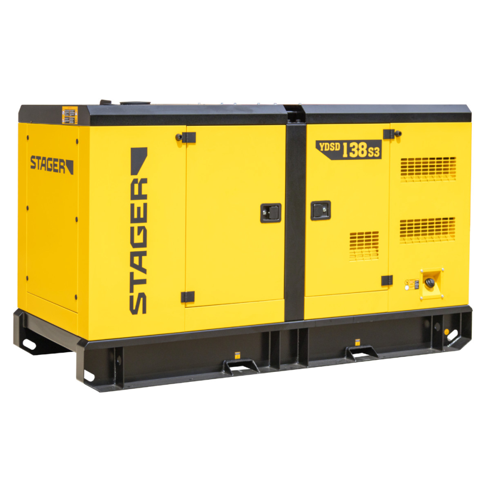 Stager YDSD138S3 Generator insonorizat 138kVA, 180A, 1500rpm, trifazat, diesel [2]