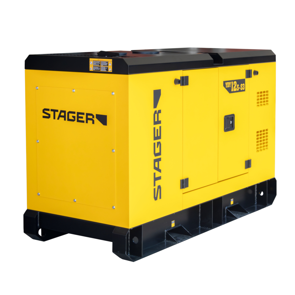 Generator insonorizat dual Stager YDY12S-S3, 12 kVA, 16A, 1500 rpm, trifazat, diesel [6]