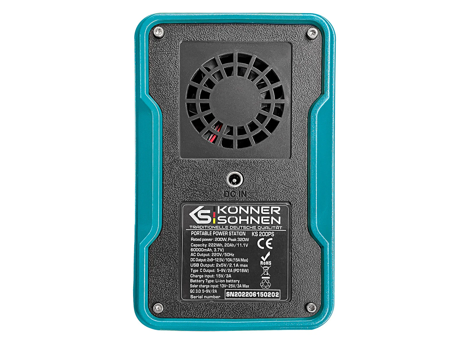 Statie de incarcare Konner & Sohnen KS 200PS, 200 W, baterie Li-Ion 11.1 V, 20 Ah [9]