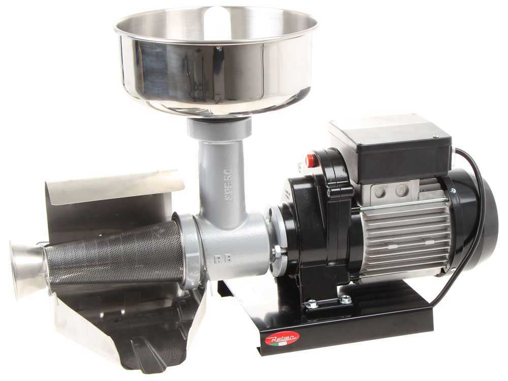 Storcator de rosii electric nr. 5, Reber 9000 N, 600 W, 150-350 kg/h [6]