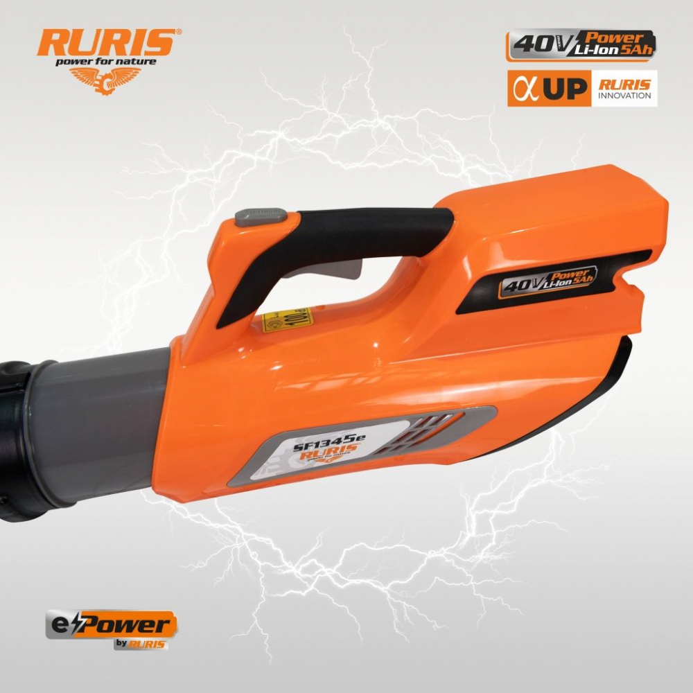 Suflanta frunze pe acumulator Ruris SF1345e, 40V, 620 mc/h (fara acumulator si incarcator) [5]