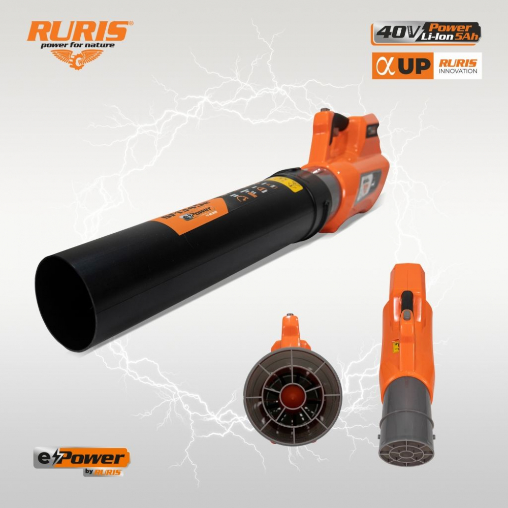 Suflanta frunze pe acumulator Ruris SF1345e, 40V, 620 mc/h (fara acumulator si incarcator) [7]