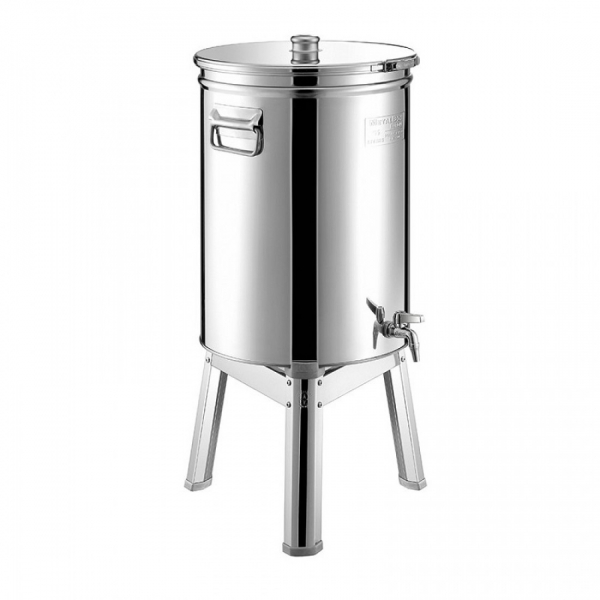 Suport din inox pentru cisterne si bidoane MetalBox, cu protectii plastic [3]