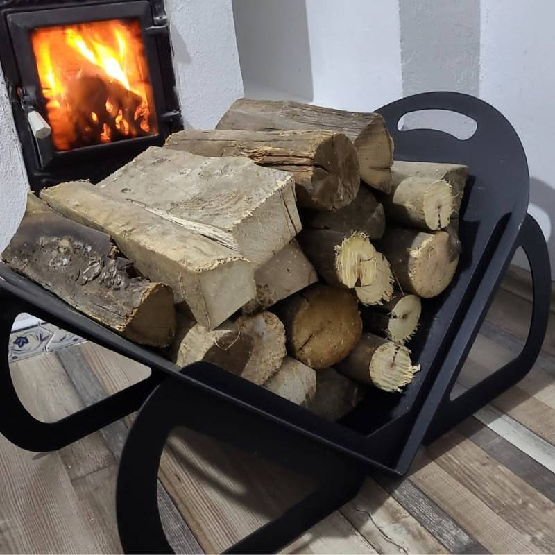 Suport pentru lemne, Krodesign KRO-1145, dimensiune 380 x 430 x 735 mm [8]