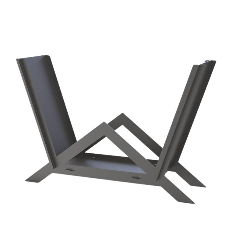 Suport pentru lemne, Krodesign Triangle KRO-1157, dimensiune 900 x 600 x 280 mm [5]
