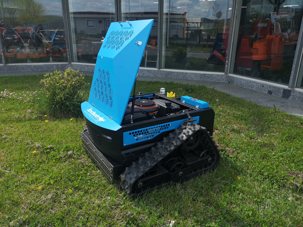 Tocator de vegetatie hibrid cu telecomanda Archer HM27, motor benzina Loncin 15.4 CP, latime lucru 685 mm, baterie 28V [19]