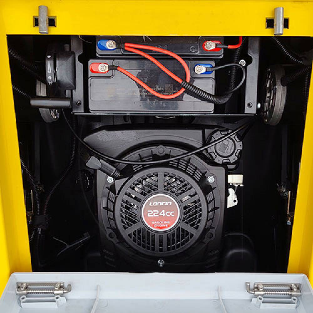 Tocator de vegetatie hibrid cu telecomanda Red Mountain RM-21TRC, motor benzina Loncin 5.5 CP, latime lucru 530 mm, baterie 24V [8]