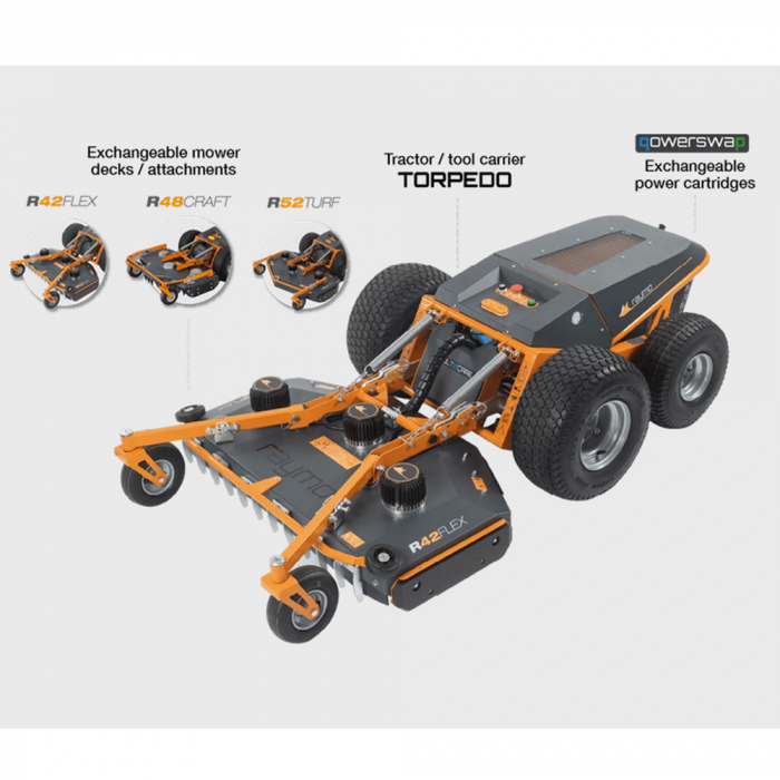 Tocator multifunctional radiocomandat 4x4 pe acumulator RAYMO B TORPEDO (fara accesorii) [2]