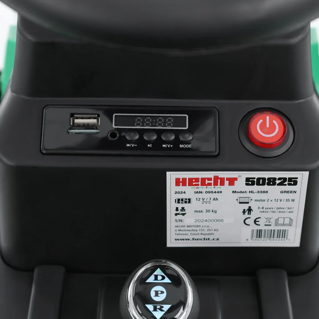 Tractor electric cu remorca pentru copii HECHT 50825 [5]