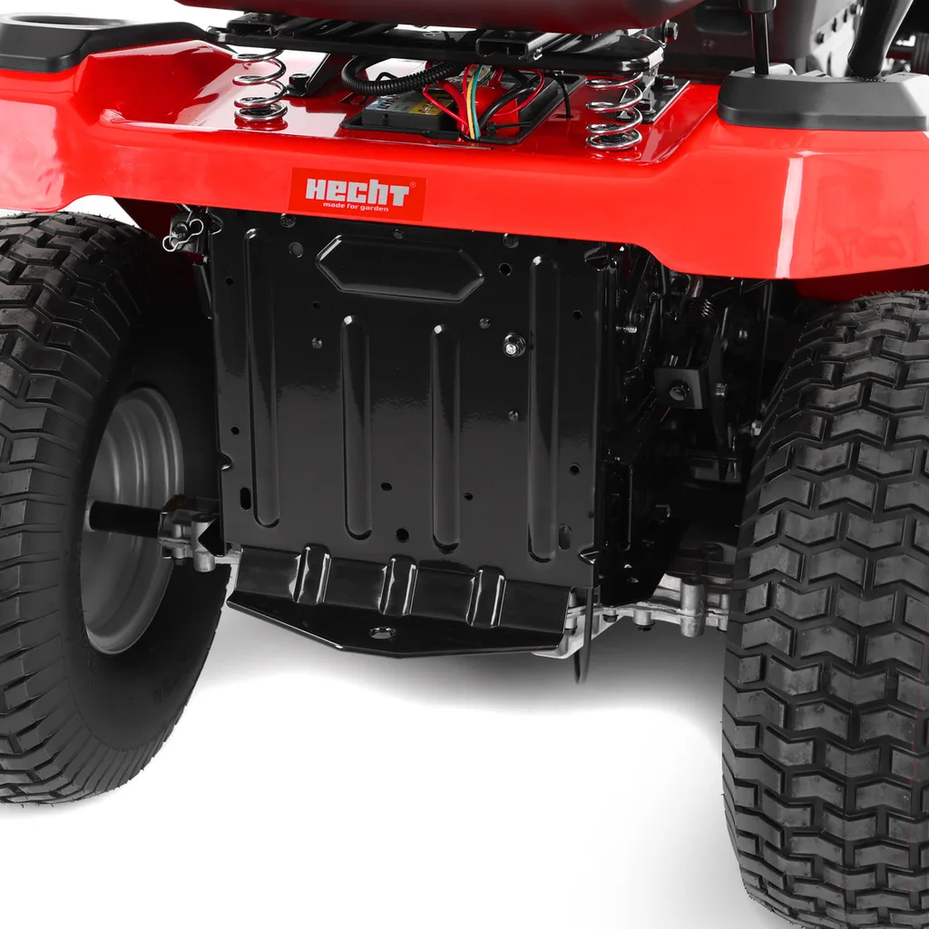 Tractoras de tuns gazon HECHT 5118, 13.6 CP, benzina, 107 cm, fara cos [10]