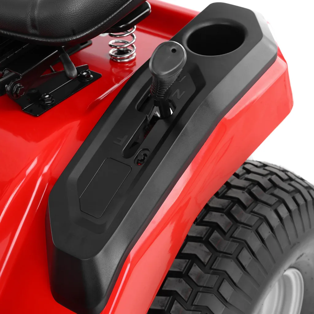 Tractoras de tuns gazon HECHT 5118, 13.6 CP, benzina, 107 cm, fara cos [12]