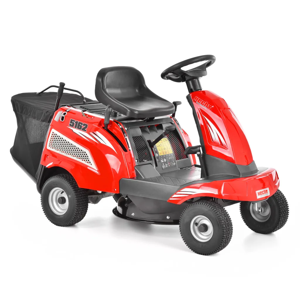 Tractoras de tuns gazon HECHT 5162, motor B&S 6.5 CP, benzina, 62 cm, cos 130 L [2]
