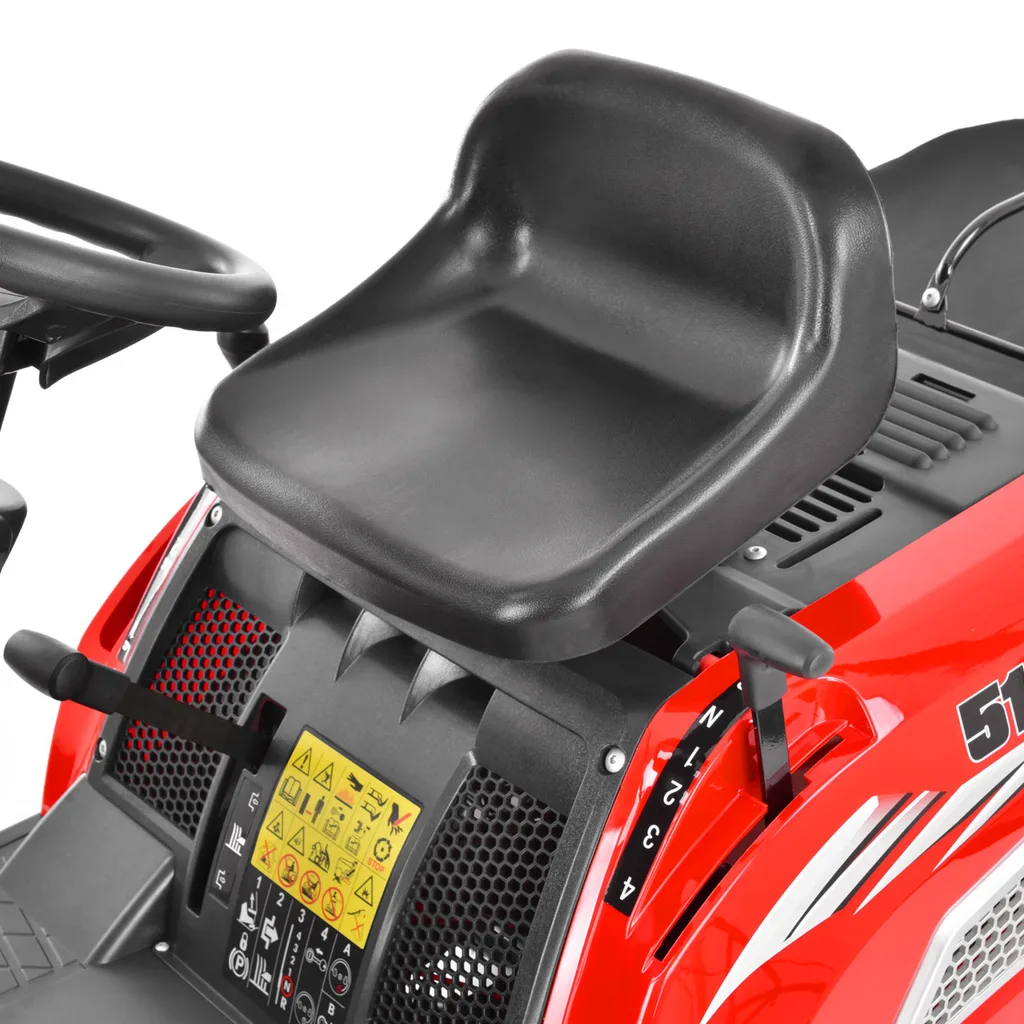 Tractoras de tuns gazon HECHT 5162, motor B&S 6.5 CP, benzina, 62 cm, cos 130 L [9]