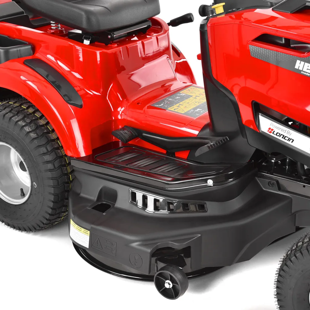 Tractoras de tuns gazon HECHT 5192, 12.5 CP, benzina, 92 cm, cos 245 L [2]