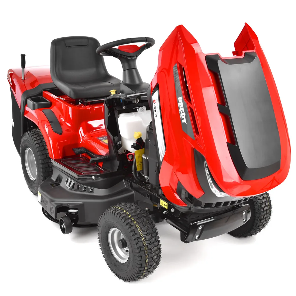 Tractoras de tuns gazon HECHT 5192, 12.5 CP, benzina, 92 cm, cos 245 L [12]
