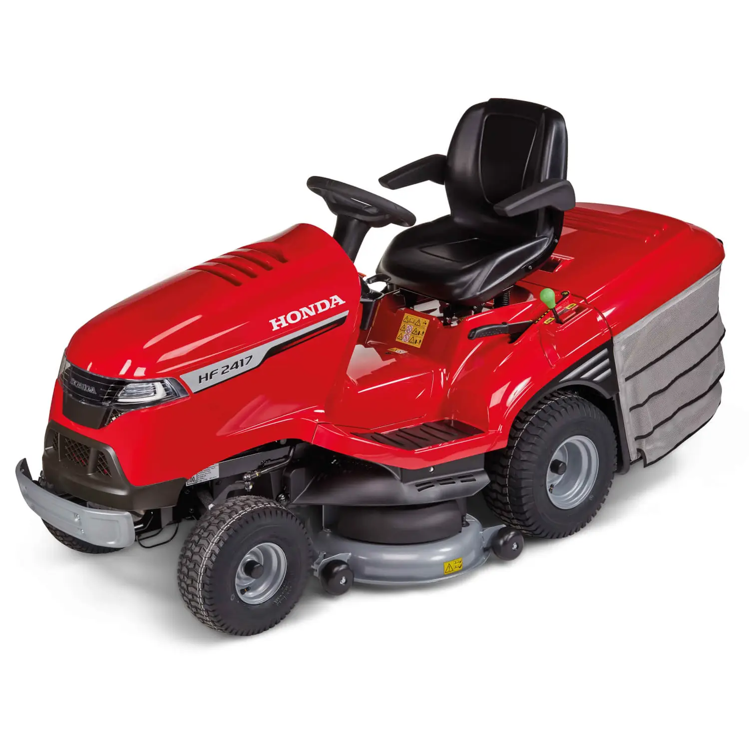 Tractoras de tuns gazon Honda HF 2417 K5 HTE, 13.19 CP, benzina, 102 cm, cos 300 L, transmisie hidrostatica, mulching Versamow, cruise control, descarcare electrica cos [2]