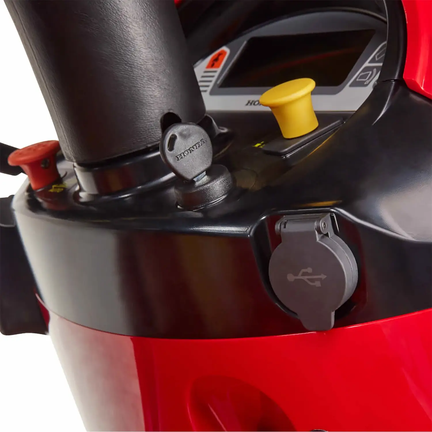 Tractoras de tuns gazon Honda HF 2417 K5 HTE, 13.19 CP, benzina, 102 cm, cos 300 L, transmisie hidrostatica, mulching Versamow, cruise control, descarcare electrica cos [5]