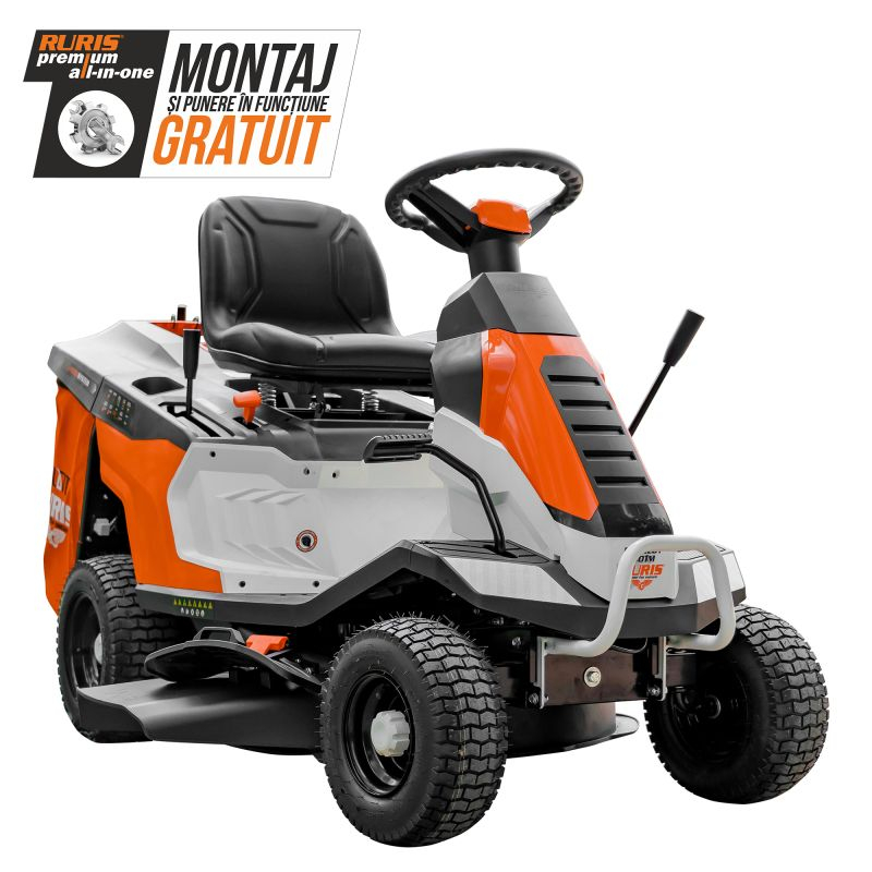Tractoras de tuns gazon Ruris RX PILOT 001M, 9.5 CP, benzina, 65 cm, 150 L [3]
