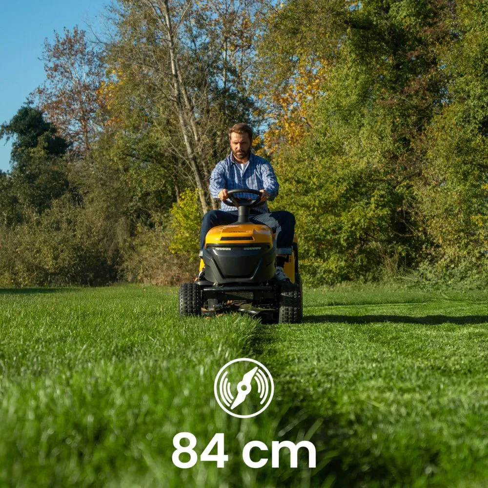 Tractoras de tuns gazon STIGA ESTATE 384e, acumulator Li-Ion 56V, 40Ah, 84 cm, cos 240 L [6]