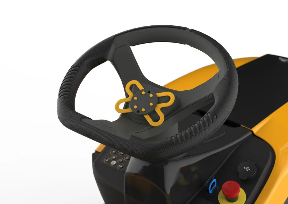 Tractoras de tuns gazon STIGA ESTATE 584e, acumulator Li-Ion 48V, 40Ah, 84 cm, cos 240 L [6]