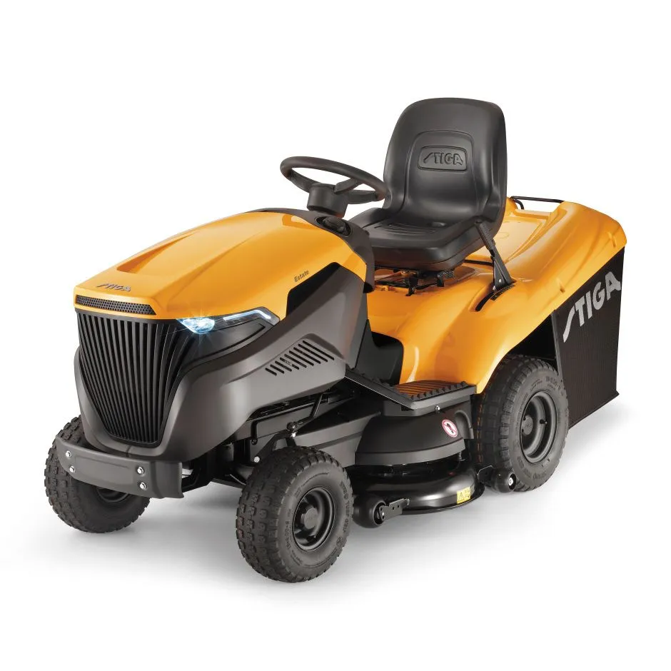 Tractoras de tuns gazon STIGA ESTATE 7102 W, 14.2 CP, benzina, 102 cm, cos 300 L [4]