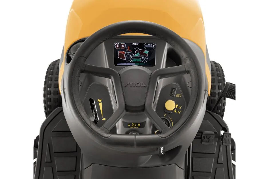 Tractoras de tuns gazon STIGA ESTATE 9102 W, 16.9 CP, benzina, 102 cm, cos 320 L [7]