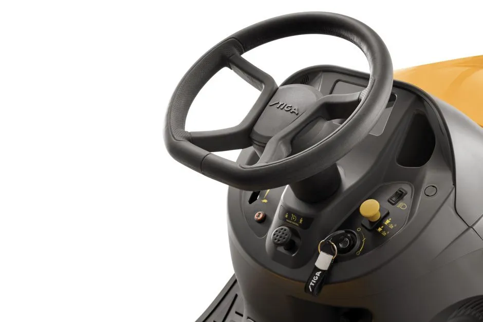 Tractoras de tuns gazon STIGA ESTATE 9122 WX 4WD, 18.2 CP, benzina, 122 cm, cos 360 L [9]