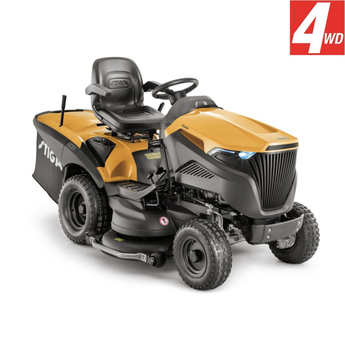 Tractoras de tuns gazon STIGA ESTATE 9122 WX 4WD, 18.2 CP, benzina, 122 cm, cos 360 L [2]