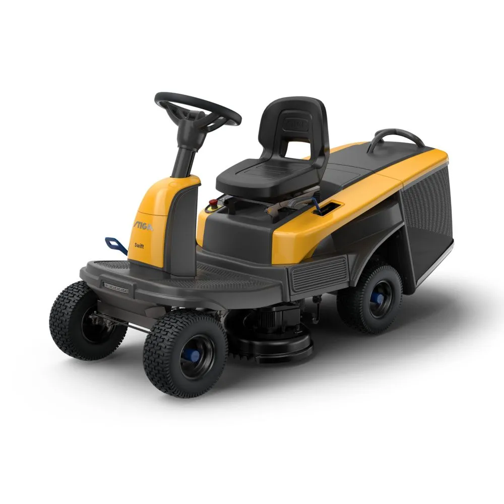 Tractoras de tuns gazon STIGA SWIFT 372e, 4 acumulatori Li-Ion 48V, 25Ah, 72 cm, cos 170 L [2]