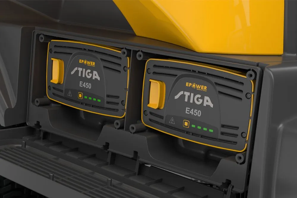 Tractoras de tuns gazon STIGA SWIFT 372e, 4 acumulatori Li-Ion 48V, 25Ah, 72 cm, cos 170 L [8]