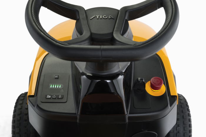 Tractoras de tuns gazon STIGA TORNADO 398e, acumulator Li-Ion 48V, 30Ah, 98 cm, fara cos [11]
