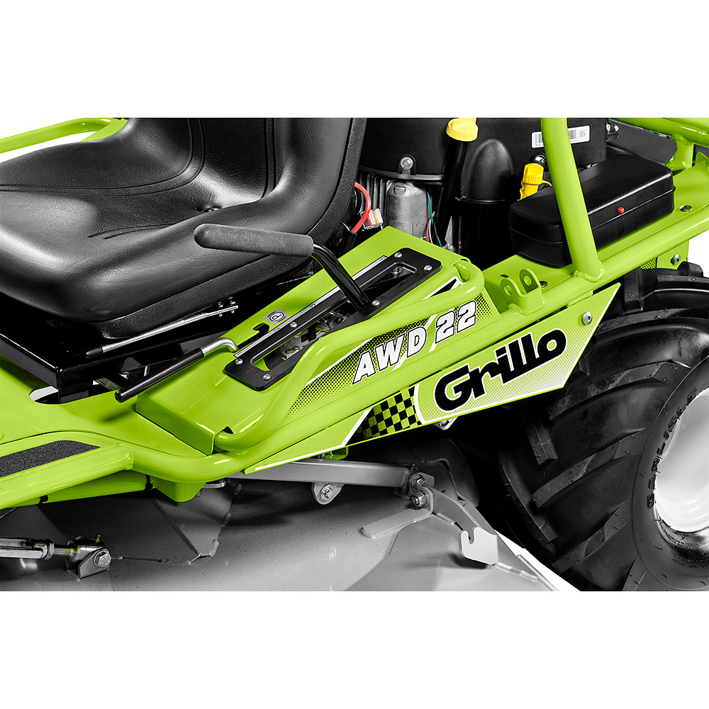 Tractoras de tuns si tocat gazon Grillo Climber 10 AWD22, 18 CP, benzina, 93 cm, 4x4 [4]