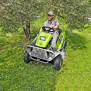 Tractoras de tuns si tocat gazon Grillo Climber 7.15, 12 CP, benzina, 85 cm [9]