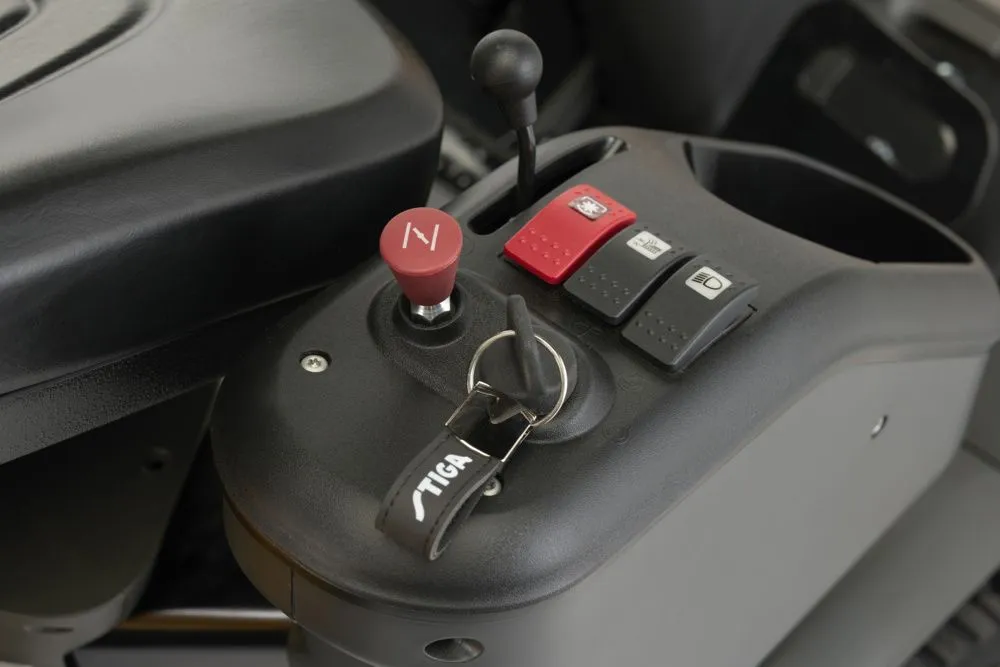Tractoras cu masa frontala pentru tuns gazon STIGA PARK 700 WX 4WD, 17.5 CP, benzina (fara masa de taiere) [8]