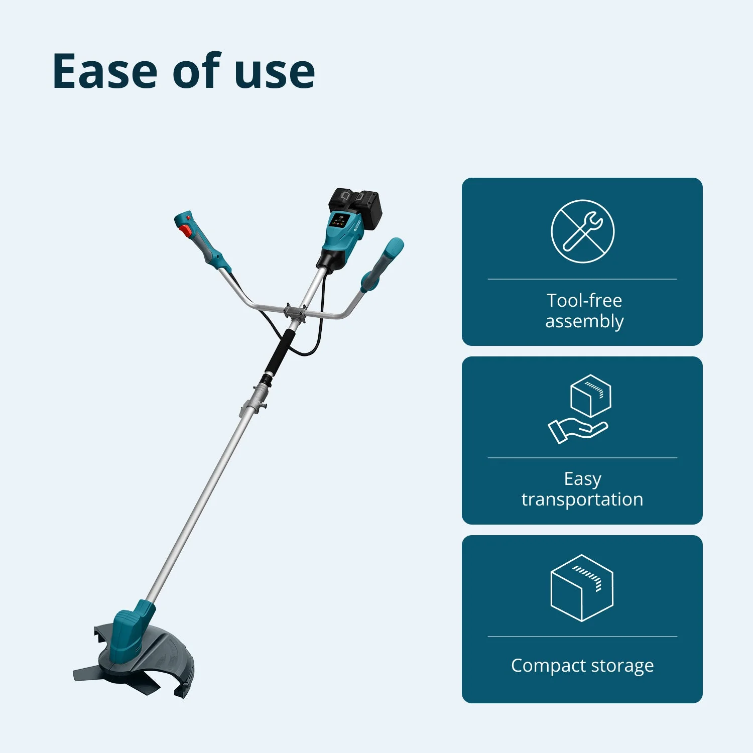 Trimmer de tuns iarba cu acumulator Konner & Sohnen KS BCT-40V - Solo (fara acumulator si incarcator) [7]