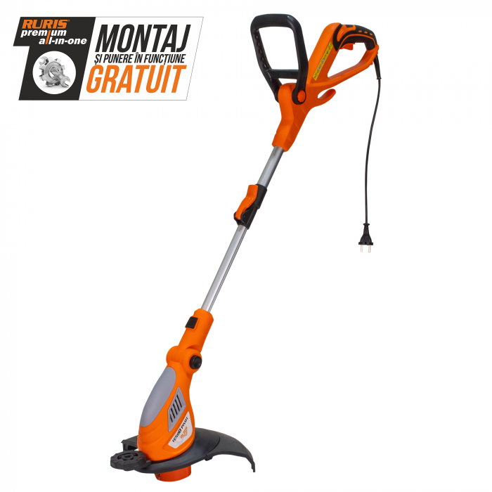 Trimmer electric Ruris TE500 PIVOT, 500 W, maner telescopic, cap pivotant [2]