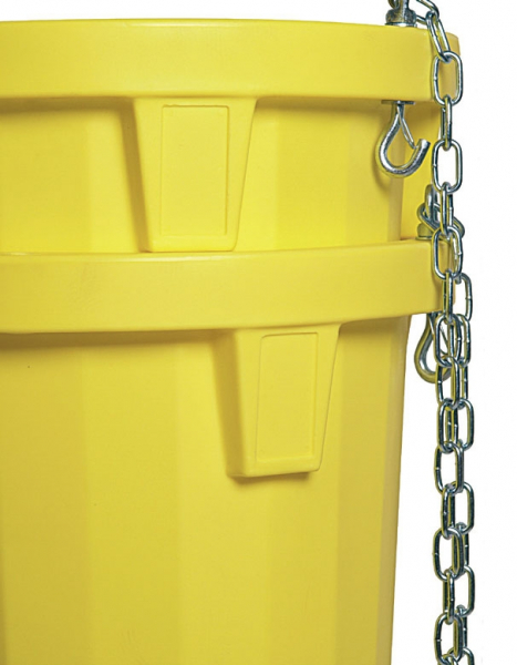 Tub standard pentru evacuare deseuri Tekcnoplast, galben [2]